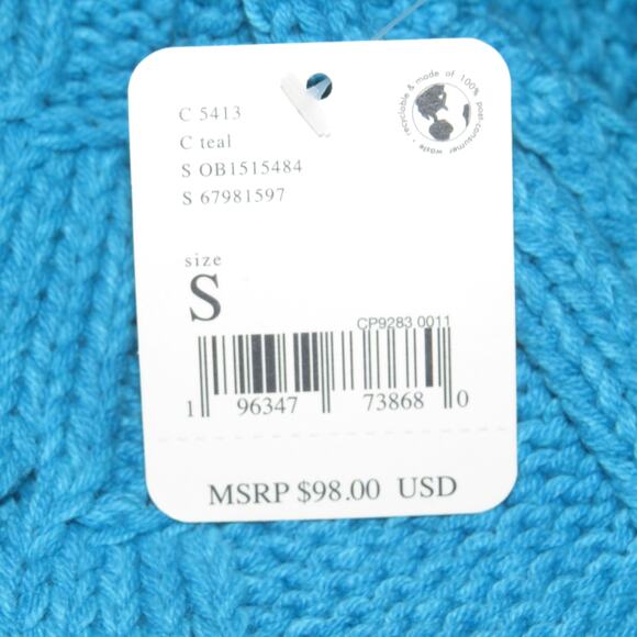 Free People Blue Bell Song Pullover Knit Cropped Sweater - Picture 10 of 12